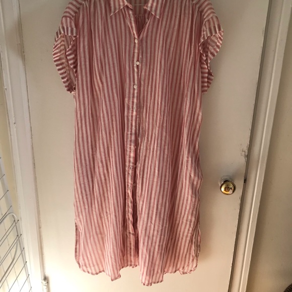 Zara striped shirt dress M - Picture 2 of 6